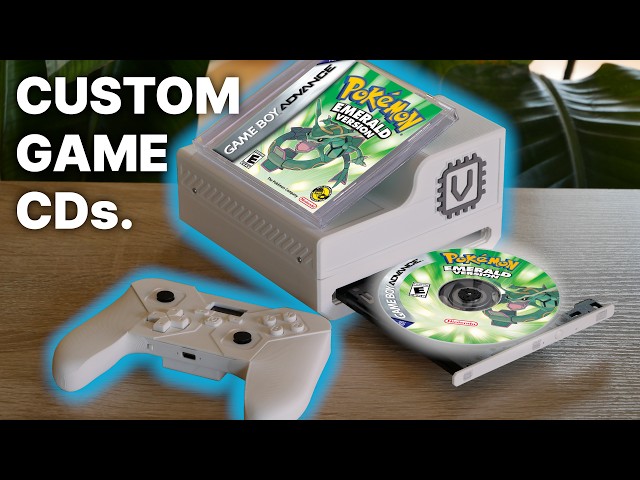 How I Built my own Games Console with Custom CDs (From Scratch)