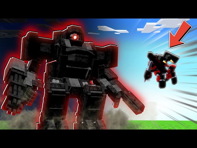 I DROVE a ROBOT with WEAPONS in Minecraft🔥 | Pomkots Mechs