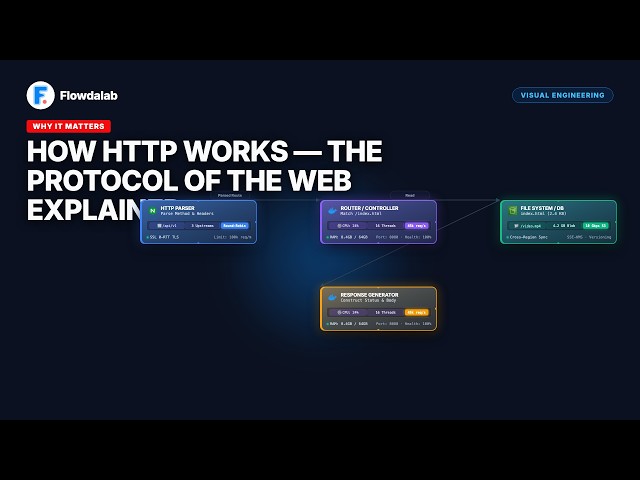 How HTTP Works — Visualized Request & Response Lifecycle