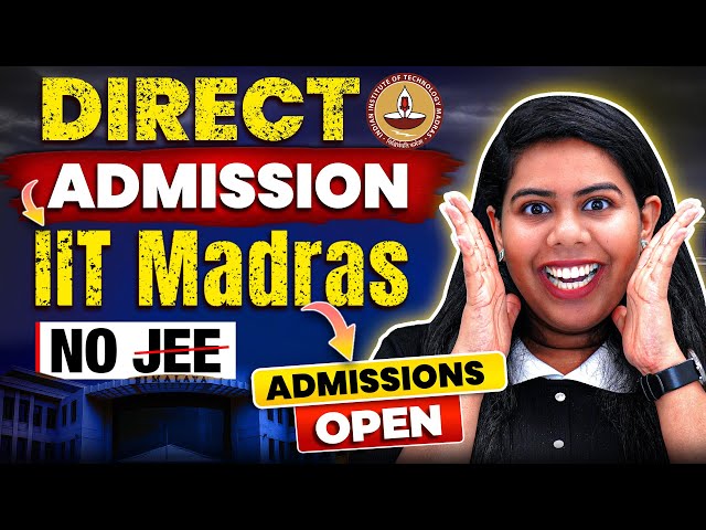 ❌No JEE😱IIT Madras Direct Admission in Data Science & Applications #IIT #BTechAdmission #JEE #DS #AI