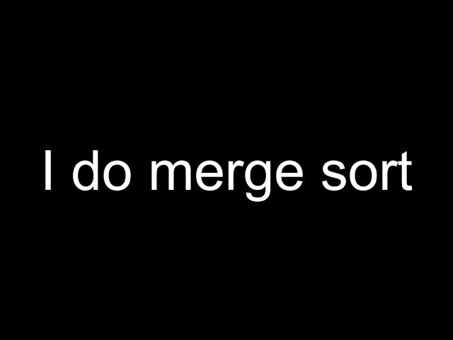 I do merge sort | Understand Merge Sort #dsa #algorithm