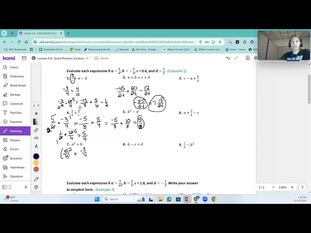 Apply Rational Number Operations