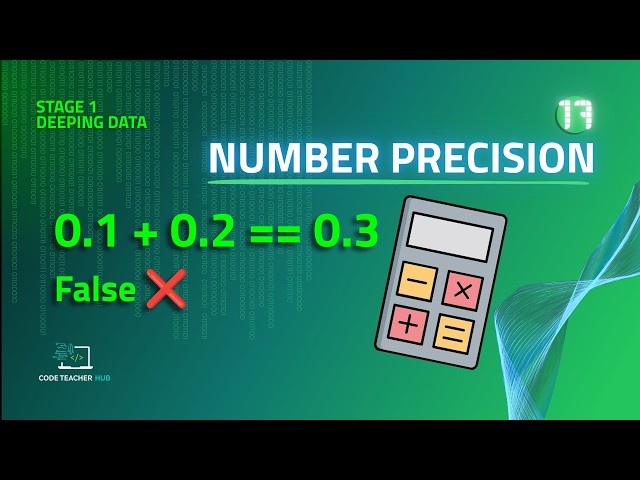 [39] ليه 0.1 + 0.2 == 0.3 بترجع False؟ | Number Precision in Python 🤯
