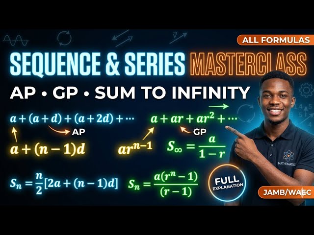 Sequence & Series Made Easy 🚀 | AP, GP & Sum to Infinity Explained