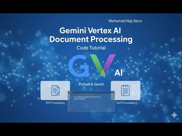Vertex AI Tutorial #6: Document Processing with Vertex AI (Gemini) & Python