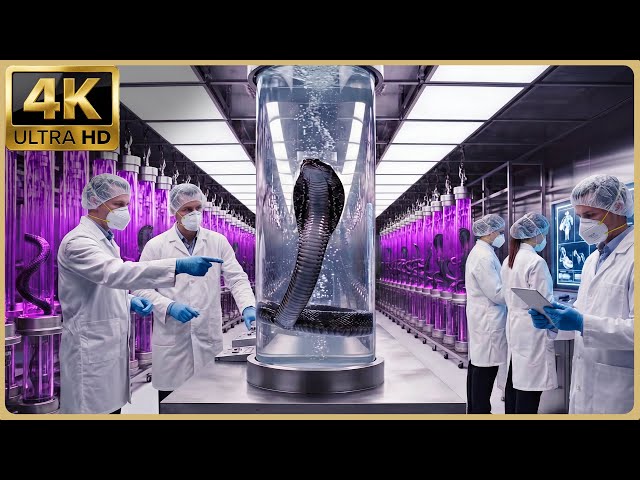 Inside the World’s Largest King Cobra Processing Facility- From Venomous Predator to Luxury Material
