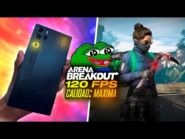 Jugando Arena Breakout en el RED MAGIC 9 PRO | Gráficos y FPS al MAXIMO