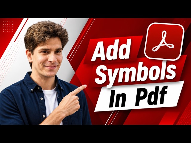 How To Add Symbols In Pdf | Adobe Acrobat Tutorial [2026 Guide]