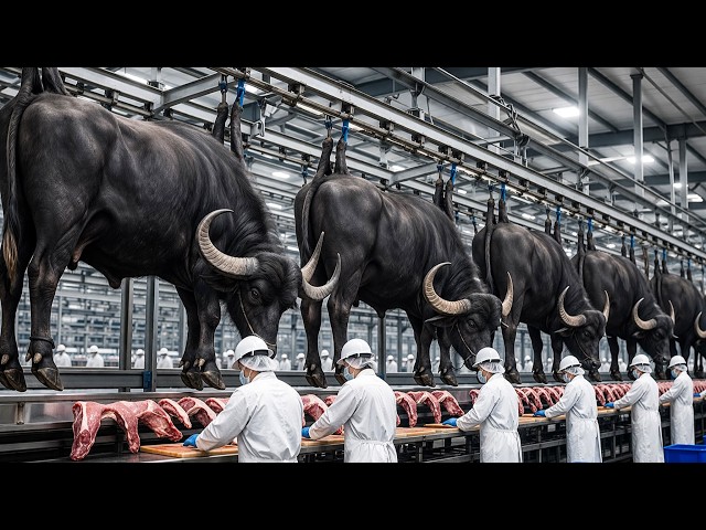 Is This the Future of Leather Industry? Inside American Buffalo Processing Factory