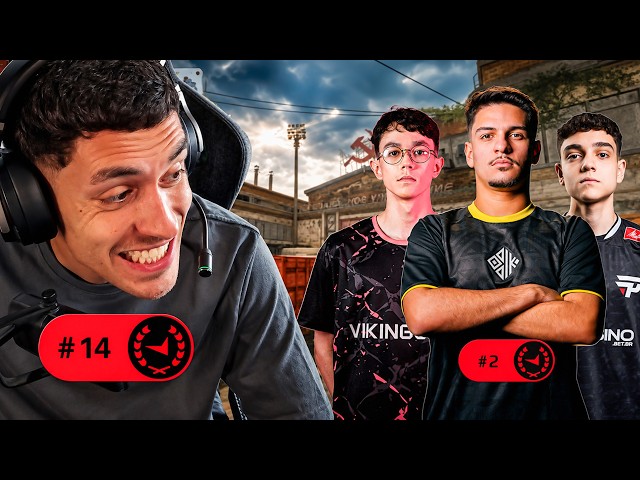 I'm TOP 14 on the server and I face the TOP 2 + 2 pros