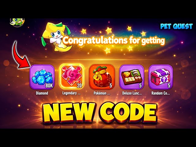 😍 NEW GIFT CODE PET QUEST | 5 JULY 2026