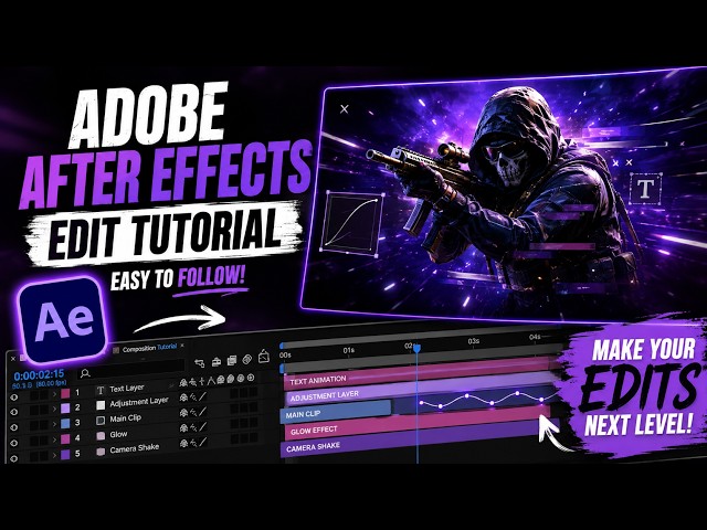 Adobe After Effects Editing Tutorial 🎬🔥