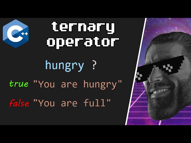 What is the ternary operator ❓