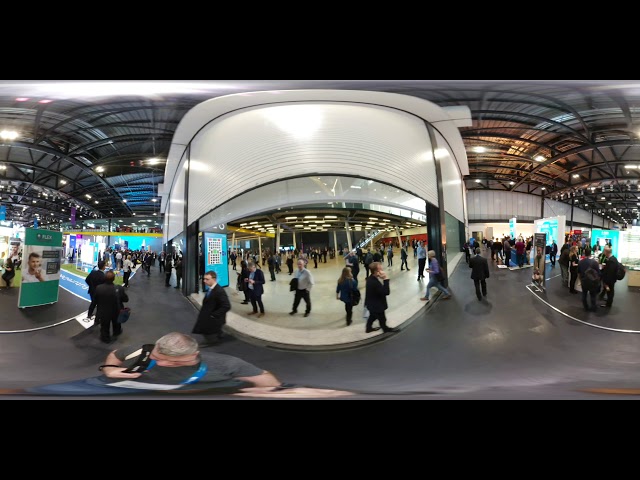 A 360 time lapse of the Microsoft Future Decoded 2017 Expo