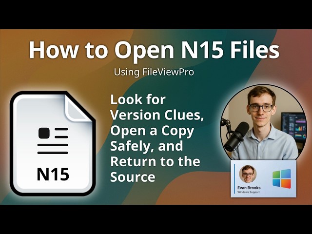 How to Open N15 Files (Unverified File Types)