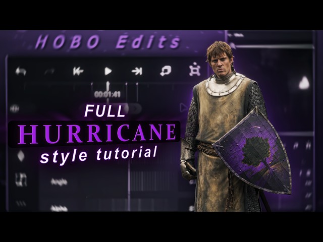 Full hurricane style edit tutorial on alight motion