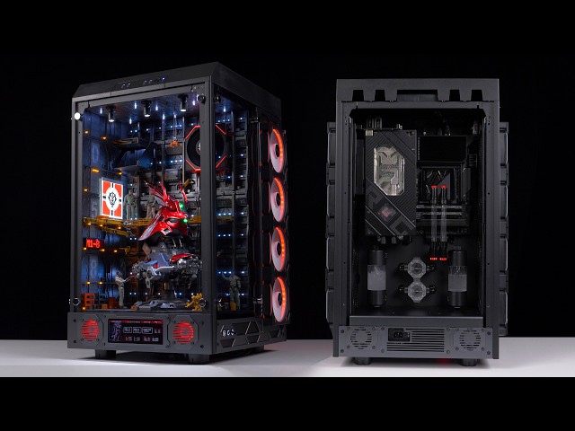 「BRO」I Built the Ultimate $26,000 SAZABI Custom Water-Cooled Gaming Mech! 🔴#pcbuild