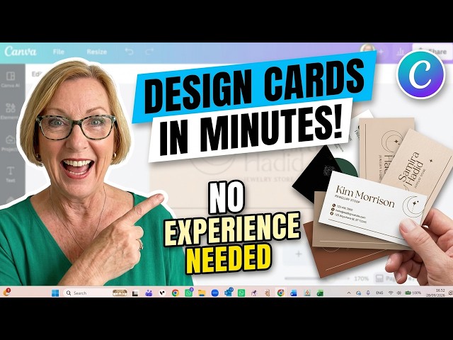 Simple Canva Tutorial: How I Design My Business Cards in Minutes