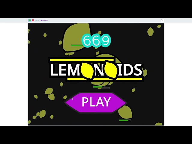 Lemonoid Invasion By @griffpatch Demo