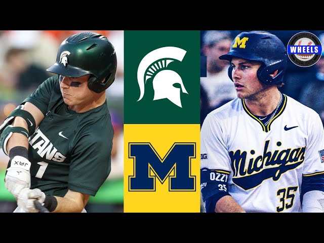 Michigan State vs Michigan | 2026 College Baseball Highlights