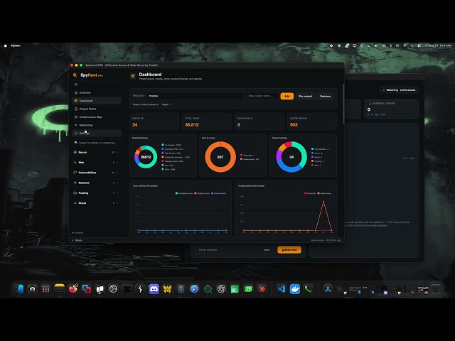 SpyHunt PRO's new Continuous Attack-Surface Monitoring