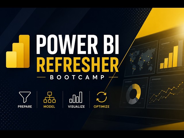 Power BI Refresher Bootcamp | Session 2 | Advanced DAX, Performance Optimization & AI