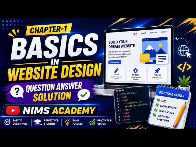 UNIT-1 QAS-BASICS _IN_WEB_DESIGN_Nims Academy 2026 #html #webdesign #webdevelopment