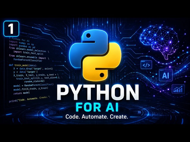 Python for AI 🐍 | AI Learning Beats #1