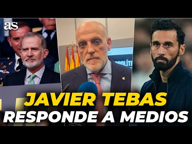 TEBAS responde a las CRÍTICAS de ARBELOA por el arbitraje y la PITADA al HIMNO de ESPAÑA