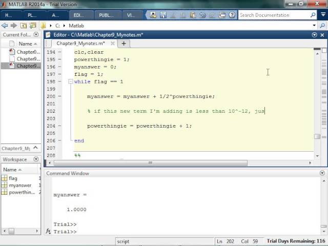 While Loop with Indexing