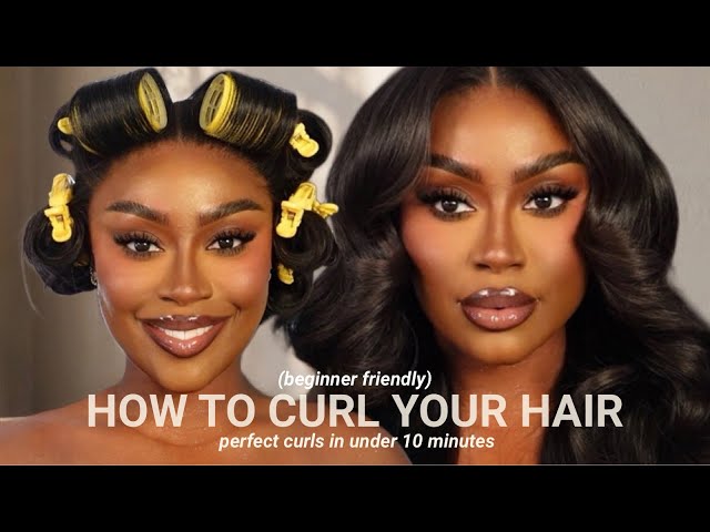how to curl your hair with a curling iron | soft, bouncy curls that LAST
