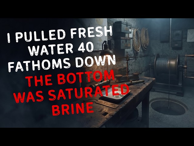 I Pulled Fresh Water 40 Fathoms Down The Bottom Was Saturated Brine