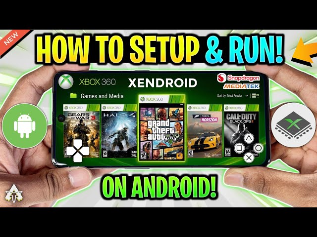 🔥 XENDROID XBOX 360 EMULATOR FOR ANDROID - FULL SETUP/SETTINGS & GTA 5 GAMEPLAY! PLAY XBOX 360 GAMES