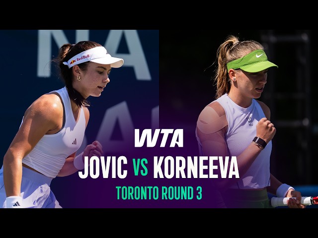 Iva Jovic vs. Alina Korneeva | 2026 Toronto Round 3 | WTA Match Highlights