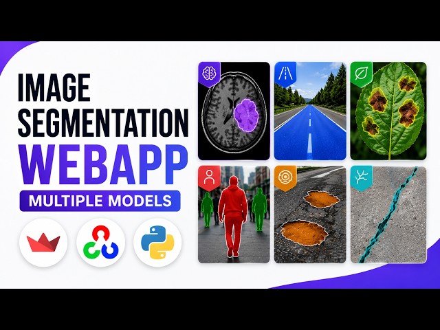 Multi-Model Image Segmentation App using YOLO & Streamlit | Brain Tumor, Roads, Cracks & More