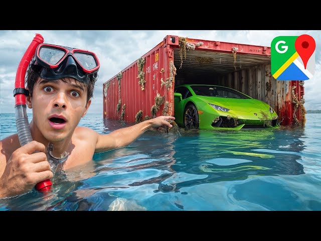 Exploring an Abandoned Shipping Container Lost at Sea!