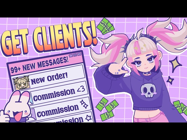 How I ACTUALLY Get Art Commission Clients (No BS)