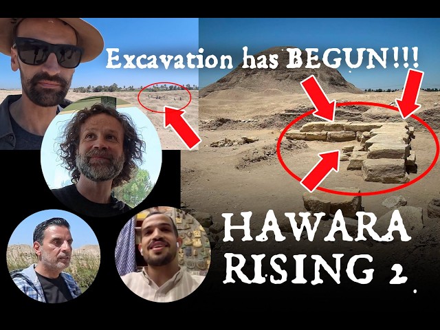 EL ASCENSO DE HAWARA 2: ¡La excavación revela el muro megalítico del Laberinto perdido de Egipto!...