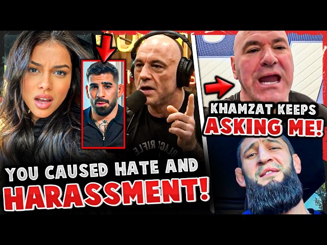 Ilia Topuria's WIFE makes ACCUSATIONS on Joe Rogan! Dana White REVEALS Khamzat Chimaev CONVERSATION!