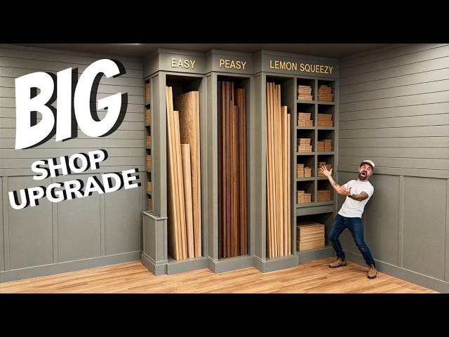 Woodshop Organization || Best Way to Store Plywood