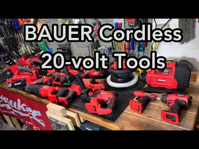 BAUER 20-volt Cordless Tools - Walkthrough