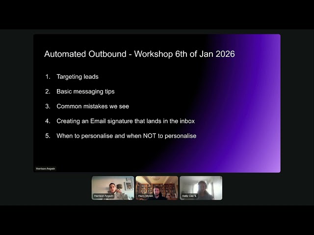 Automated Outbound - 2nd Q&A