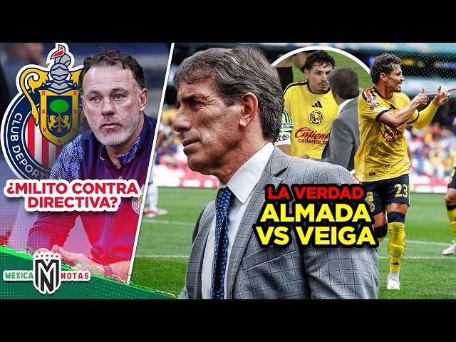 Milito goes against board decisions | Almada breaks silence on his “feud” with Veiga