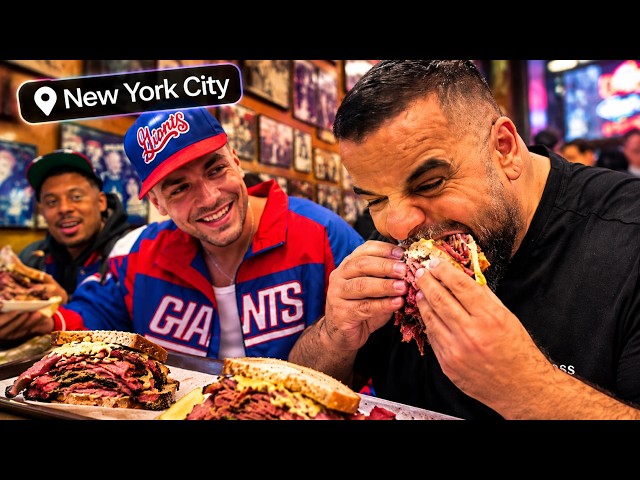 ES SCHMECKT NICHT?! 😱🤔 Katz‘s Pastrami Sandwich mit Max Pane probieren || Ali Bumaye Live