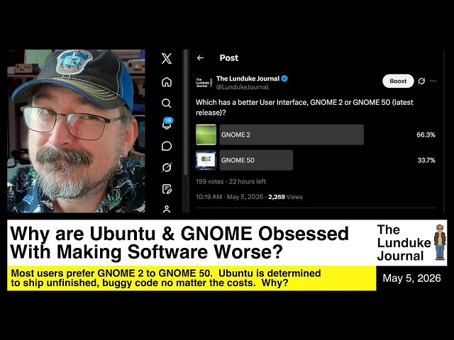 Why are Ubuntu & GNOME Obsessed with Making Software Worse?