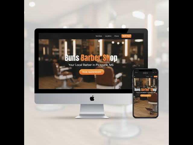Buns Barber Shop made with Typescript | React | TailwindCSS