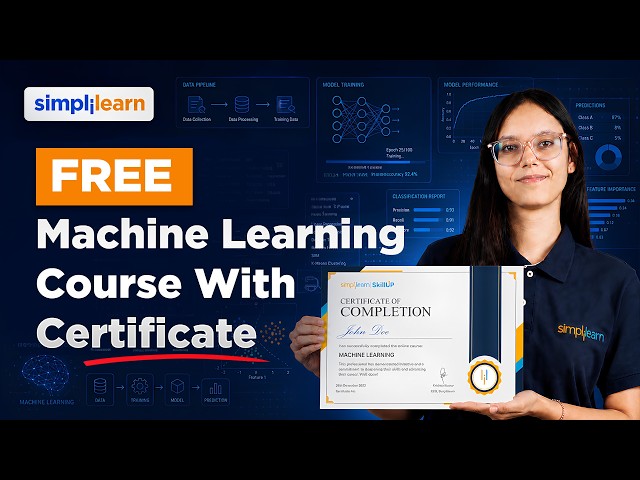 Free Machine Learning Course With Certificate 2026 | Learn Machine Learning For Free | Simplilearn