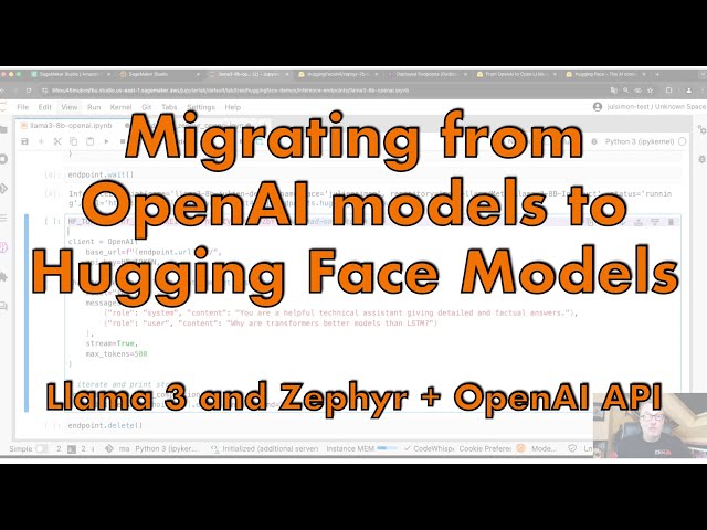 Migrating from OpenAI models to Hugging Face models
