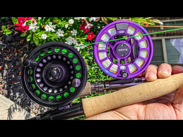 FISHING our NEW FAVORITE FLY Combo! ORVIS 6wt TFO Outfit (Jon Boat Bass Fishing)