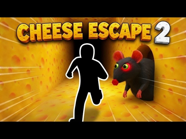 CHEESE ESCAPE 2 🧀 Immersive Interactive Warm Up | Roblox Rat Chase Chapter 2 | Viral Game | 4K ⚡